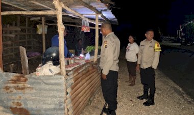 Polsek Rote Tengah Lakukan Patroli Malam, Jaga Kamtibmas Diwilayah Hukum