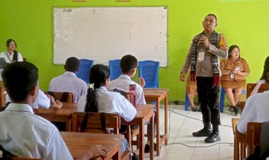 Kapolsek Lobalain : Dua Belas Personel Polsek Lobalain Terlibat Dalam Program Rote Mengajar