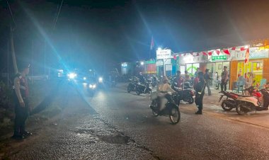Patroli Malam Sat Samapta Polres Rote Ndao  Sasar Lokasi Rawan dan  Cegah Aksi Kejahatan
