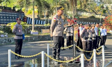 Apel Jam Pimpinan, Kapolres Tekankan Pelaksanaan Tugas Maksimal dan Hindari Pelanggaran
