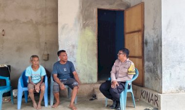 Kapolsek Rote Barat : Melalui Bhabinkamtibmas, Kami Terus Ajak Warga Jaga Keamanan Lingkungan