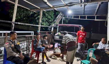 Hadir Ditengah Warga Binaan, Bhabinkamtibmas Polsek Rote Barat Daya  Ajak Warga Jaga Kamtibmas