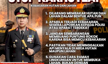 Kapolda NTT Ingatkan Warga: Stop Karhutla, Jaga Alam dan Keselamatan Bersama