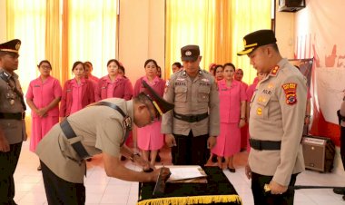 Serah Terima Jabatan, Kapolres : Laksanakan Tugas dan Tanggung Jawab Secara Profesional