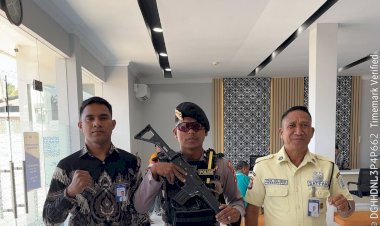 Gelar Pengamanan, Satuan Samapta Polres Rote Ndao Tempatkan Personel di Beberapa Obyek Sasaran