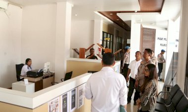 Terima Kunjungan Ombudsman RI, Polres Rote Ndao Komitmen Tingkatkan Pelayanan Publik