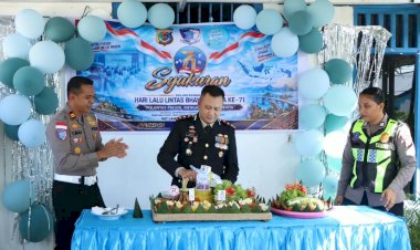 Syukuran HUT Lantas ke-71, Kapolres : Jadilah Polantas Presisi