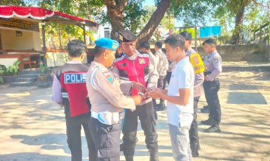 Cegah Judol dan Pinjol, Kanit Propam Polsek RBD Sidak HP Anggota