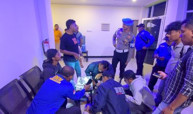 Polres Rote Ndao Gelar KRYD Gakkum Narkoba, Periksa Pengunjung Hotel dan Lakukan Tes Urine