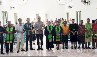 Dari Mimbar Minggu Kasih, Kapolsek Rote Barat Beri Imbauan Cegah Kebakaran dan Kecelakaan Maut