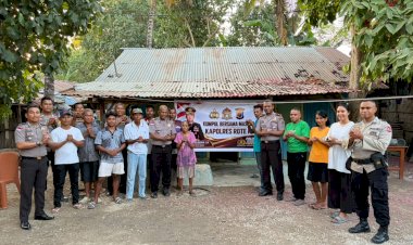 Tampung Keluhan Warga Kampung Tenun Sebelah Kali, Wakapolres Rote Ndao Hadir Memberi Solusi