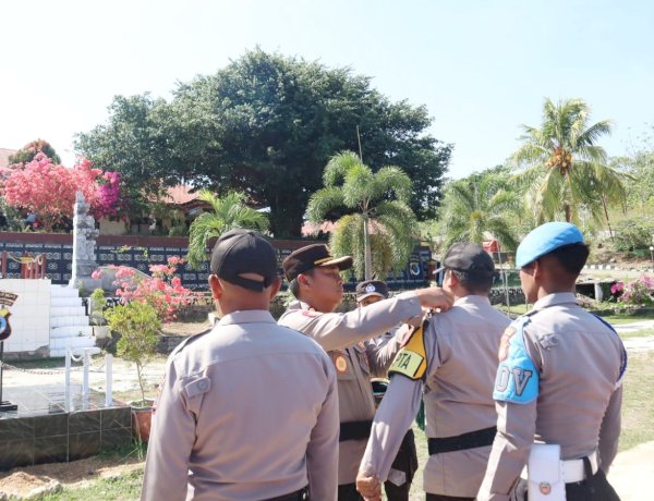 Kapolres Rote Ndao  Pimpin Apel Launching Pamapta Polres Rote Ndao, Wujud Transformasi Polri Untuk Masyarakat