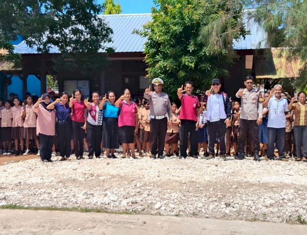 Police Goes To School,Upaya Sat Lantas Polres Rote Ndao Tekan Lakalantas