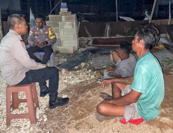 Patroli Malam Polsek Rote Tengah, Upaya Untuk Cegah Tindak Pidana
