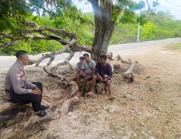 Bhabinkamtibmas Polsek Pantaibaru Aktif Sambangi Warga, Edukasi dan Pencegahan Berita Hoax