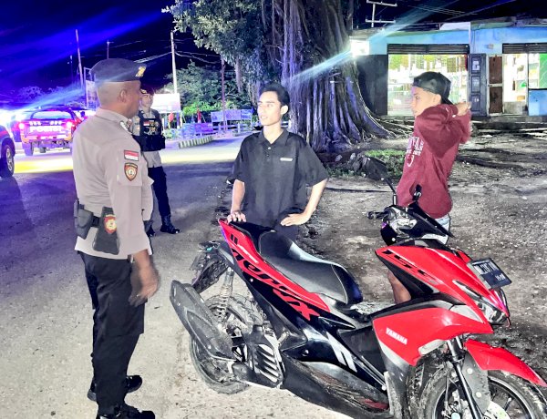 Patroli Perintis Presisi Samapta Polres Rote Ndao, Upaya Jaga Kamtibmas Tetap Komdusif