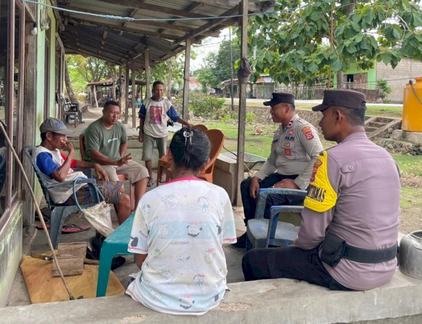 Polsek Rote Tengah Tingkatkan Patroli Dialogis Jaga Kemitraan Ciptakan Kamtibmas Kondusif