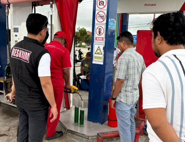 Sat Reskrim Polres Rote Ndao Cek Kualitas dan Takaran BBM Bersubsidi, Pastikan Tidak Merugikan Masyarakat