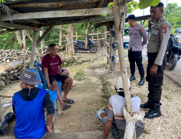 KRYD Polsek Rote Selatan Upaya Ciptakan Kamtibmas Tetap Kondusif