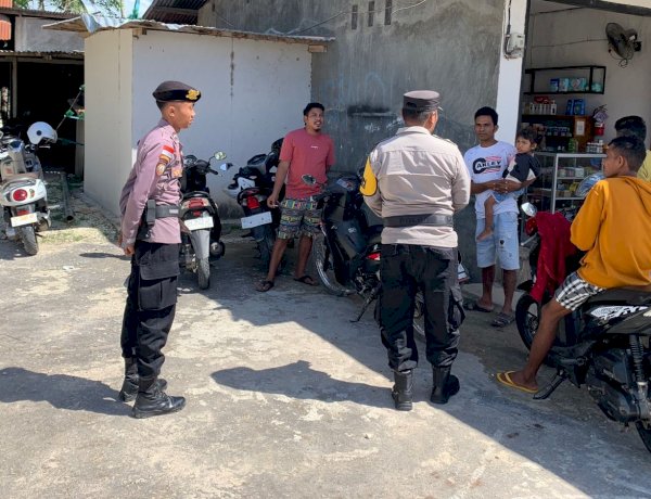 Polsek RBL Gelar Patroli Dialogis, Jaga Kamtibmas Kondusif  dan Kenyamanan Masyarakat