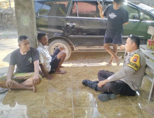 Door to Door System Bhabinkamtibmas Polsek RBD Jaring Informasi Secara Langsung Dari Warga Binaan