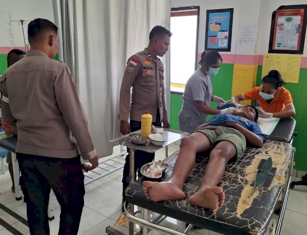 Pengendara RX King Jalani Perawatan Pasca Hantam Truck