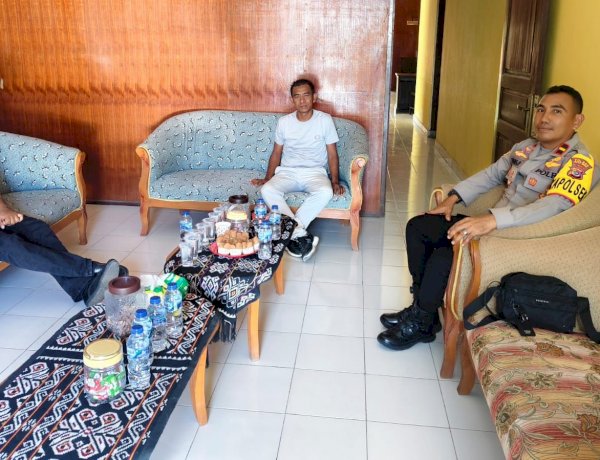 Anjangsana Kapolsek Lobalain Jalin Kerjasama Tingkat Kecamatan