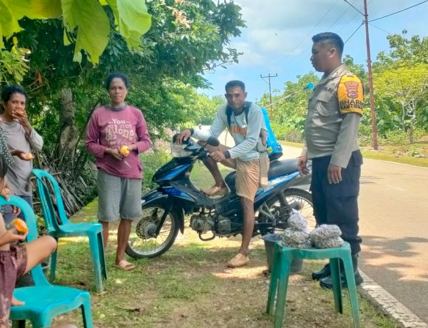 Kegiatan Preemtif  Bhabinkamtibmas Polsek Rote Barat Laut Jaga Kemitraan Dengan Warga Binaan