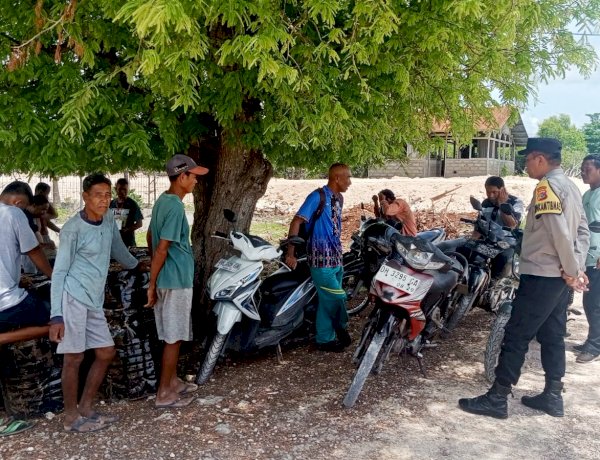 Kapolsek Rote Barat Daya : Patroli Dialogis Bhabinkamtibmas Untuk Cegah Potensi Gangguan Keamanan