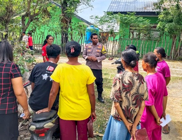 Bhabinkamtibmas Polsek Pantaibaru Sosialisasi Kamtibmas, Jaga Kemitraan Bersama Warga Binaan