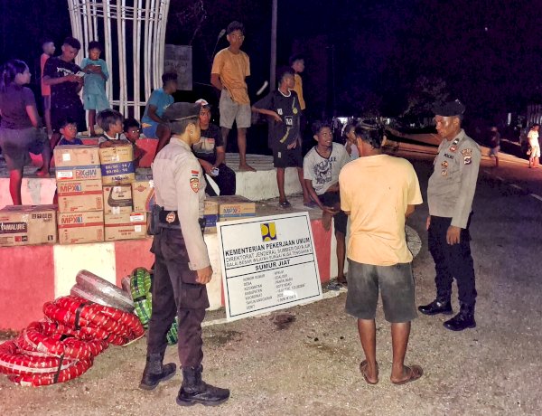 Polsek Pantaibaru Gelar Patroli KRYD, Jamin Keamanan Warga di Malam Hari