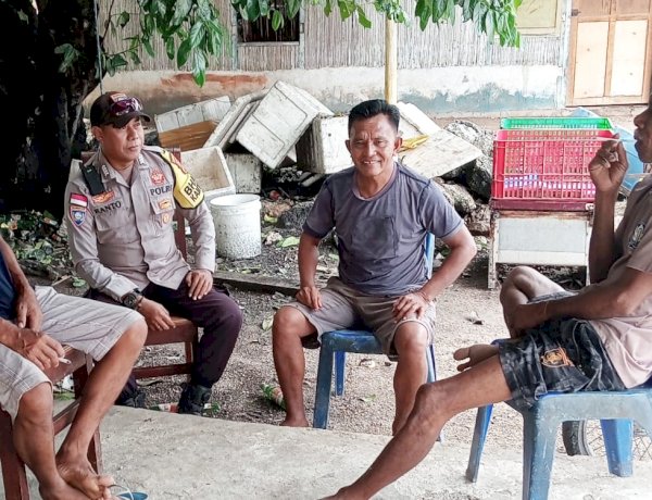 Bhabinkamtibmas Polsek Rote Barat Lakukan Kegiatan Preemtif Bersama Warga Binaan