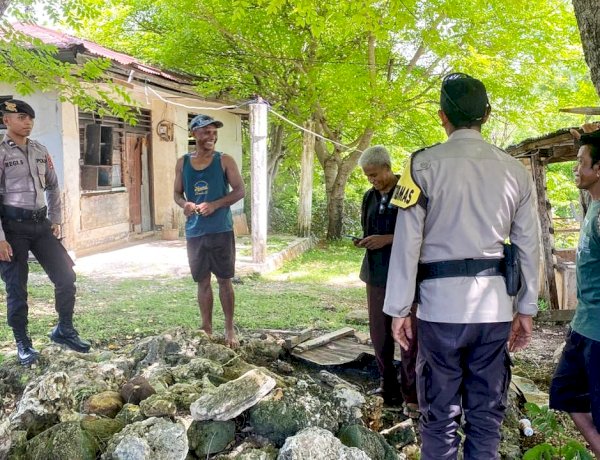 Polsek Rote Tengah Gelar Patroli Dialogis, Jaga Stabilitas Keamanan Jelang Nataru