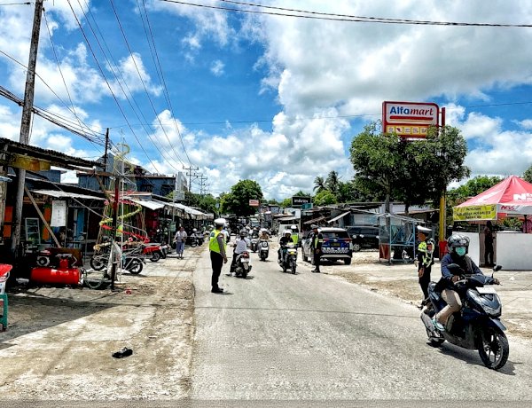 Sat Lantas Polres Rote Ndao Gelas Patroli dan Pengaturan Arus Lalu Lintas Tekan Lakalantas