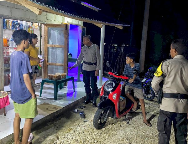Polsek Rote Tengah Tingkatkan Patroli Malam, Pastikan Kenyamanan Masyarakat