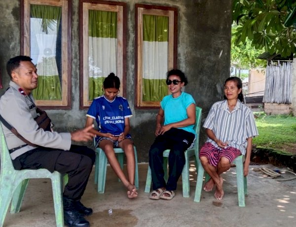 Polsek Rote Barat Gelar Patroli Dialogis Jaga Kenyamanan Masyarakat