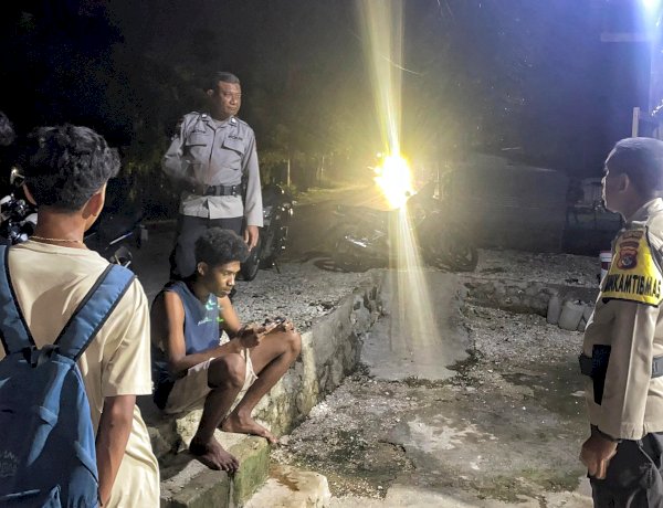 Patroli K2YD  Polsek Rote Tengah Ciptakan Rasa Aman Bagi Masyarakat