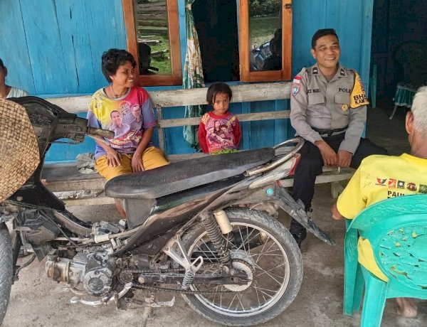 Operasi Lilin Turangga 2025, Bhabinkamtibmas Polsek RBL Silahturahmi Dengan Warga Binaan