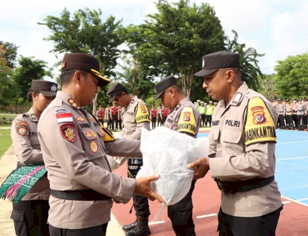 Penyerahan Ranmor Bagi Bhabinkamtibmas Polres Rote Ndao Bantuan Komisi III DPR RI