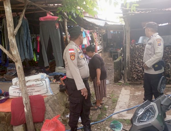 Polsek Rote Barat Laut Tingkatkan Pengamanan Pada Pasar Busalamgga