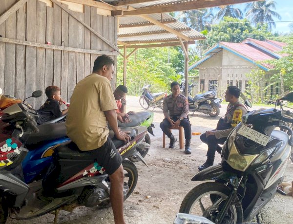 Polsek Rote Selatan Gelar Patroli Dialogis, Jaga Kondisifitas Wilayah Hukum