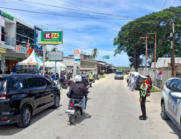 Sat Lantas Polres Rote Ndao Tingkatkan Patroli Wujudkan Kamseltibcarlantas