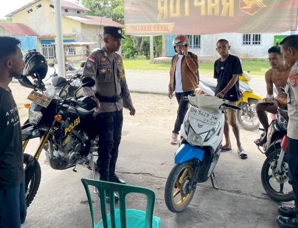 Cegah Premanisme, Polsek Rote Tengah Gencarkan Patroli