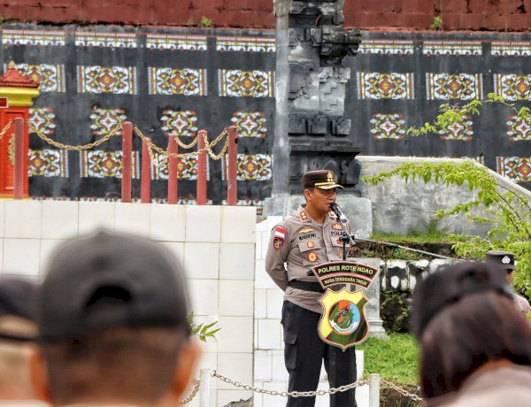 Kapolres Rote Ndao : Teruslah Berbuat Baik, Jangan Buang Waktumu Untuk Membuktikannya Kepada Orang Lain