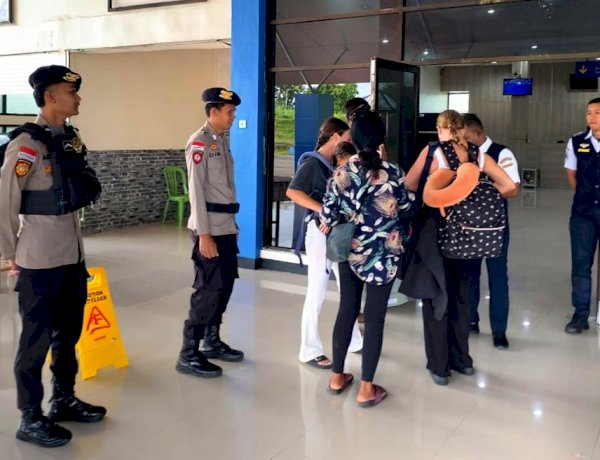 Pengamanan di Bandara D C Saudale, Upaya Polri Jaga Kenyamanan Masyarakat
