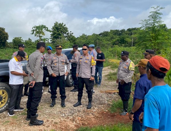 Supervisi Ketahanan Pangan Polres Rote Ndao di Wilayah Hukum Polsek Rote Selatan