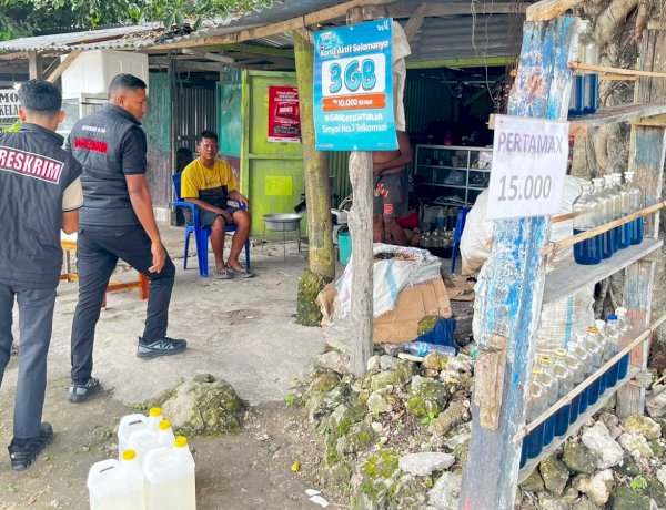 Unit Tipidter Polres Rote Ndao Temukan Pengecer BBM Nakal