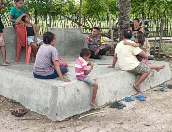 Sambang, Cara Bhabinkamtibmas Polsek Pantaibaru Ciptakan Kamtibmas Kondusif
