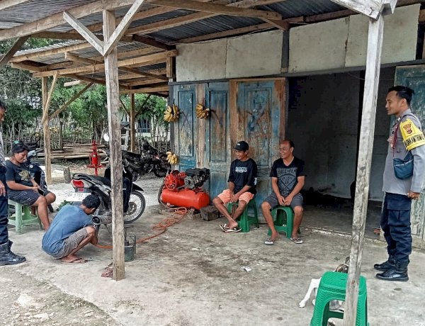 Patroli Dialogis Polsek Rote Selatan, Jamin Kenyamanan Masyarakat Saat Beraktifitas