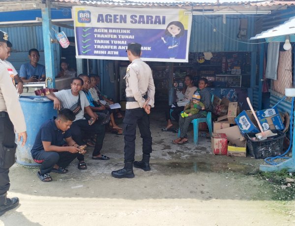 Upaya Preventif Personel Polsek Rote Barat Laut, Jaga Keamanan dan Kenyamanan Masyarakat